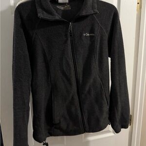 Columbia Charcoal Full-Zip Fleece Jacket
